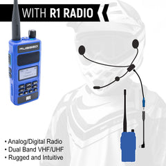 Rugged ENDURO Moto Kit - Includes Helmet Kit and Compact Harness Cable - GMR2 PLUS