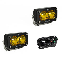 Baja Designs S2 Pro Black LED Auxiliary Light Pod Pair 487811