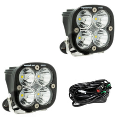 Baja Designs Squadron Pro Black LED Auxiliary Light Pod Pair 497801