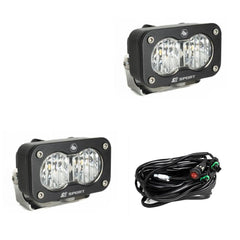 Baja Designs S2 Sport Black LED Auxiliary Light Pod Pair 547805