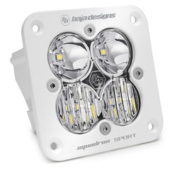 Baja Designs Squadron Sport White Flush Mount LED Auxiliary Light Pod 551003WT