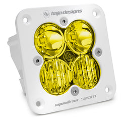 Baja Designs Squadron Sport White Flush Mount LED Auxiliary Light Pod 551013WT