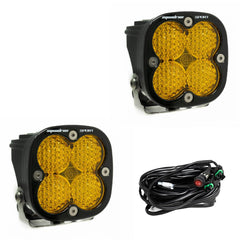 Baja Designs Squadron Sport Black LED Auxiliary Light Pod Pair 557816