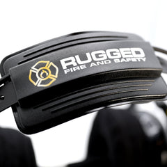 Rugged FHS Over-The-Head Fire Safety Industrial Headset - No Buttons / No Cable