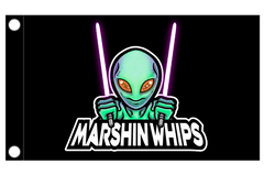 Marshin Whips Single Day Flag (Flag Only) | Non-Magnetic