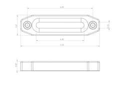 Factory UTV Billet Aluminum Winch Fairlead