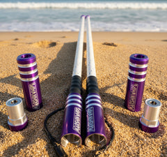 Game Changer LED Whip Set - Vibrant Purple - Marshin Whips
