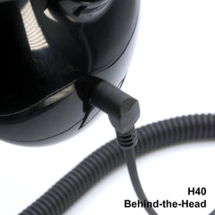 Rugged Listen Only Headsets with 3.5 mm Mono Audio Cable - H20 Over-the-Head