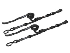 SpeedStrap Cam-Lock 1 in. x 10 ft. Tie Down w/ Snap 'S' Hooks and Soft Tie (Black) 13801-2