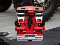 SpeedStrap Ratchet 1.5 in. x 10 ft. Tie Down w/ Soft Tie (Red) 15223-2