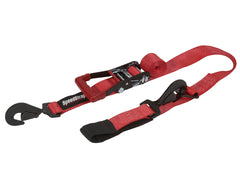 SpeedStrap Ratchet 2 in. x 10 ft. Tie Down w/ Twisted Snap Hooks and Axle Strap (Red) 27013