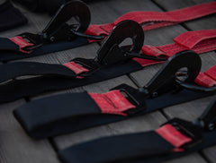 SpeedStrap Ratchet 2 in. x 10 ft. Tie Down w/ Twisted Snap Hooks and Axle Strap (Red) 27013