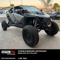 Metal FX Hitman R Beadlock | Satin Black