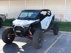 Moto Armor Glass Windshield for Vent Racing RZR PRO XP Roll Cage