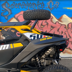 Can-Am Maverick R Max Above The Roof Dual Clamp Spare Tire Mount - Factory UTV