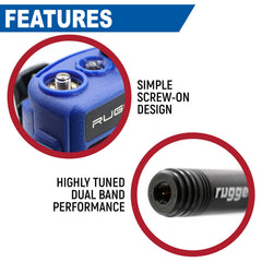 Rugged Long Range Antenna for R1 / RDH-X / ABH7 Handheld Radio