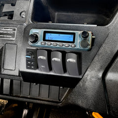 Rugged Honda Pioneer Mount for Radio Switches or Rocker Switch Intercom