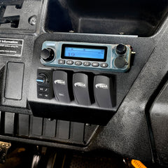 Rugged Honda Pioneer Complete Communication Kit with Bluetooth Intercom and 2-Way Radio - No Intercom / M1 VHF Business Band