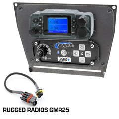 Rugged Polaris RZR PRO XP RZR Turbo R and RZR PRO R Dash Mount Radio and Intercom - Rugged M1/G1/G4/RM45/RM60/GMR45 with Switch Holes