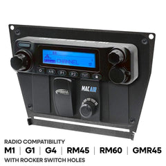 Rugged Polaris RZR PRO XP RZR Turbo R and RZR PRO R Dash Mount Radio and Intercom - Icom F5021