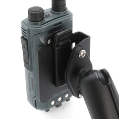 Rugged RAM Mount for Handheld Radios - Suction Cup Mount / Radio and Hand Mic