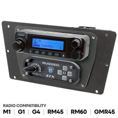 Rugged Yamaha YXZ Multi-Mount - Kenwood TK7360