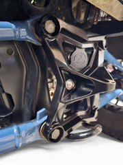 Elektric Offroad 2020-2024 Polaris RZR Pro XP Radius Rod Plate with Tow Hook Black