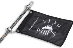 187 Platinum LED Whips Pair - 5150 Whips