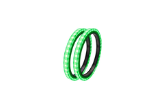 UTV Stereo 6.5" RGB LED Speaker Rings (Pair) | UTVS-65LSR
