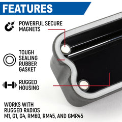 Rugged Radios Magnetic Radio Cover