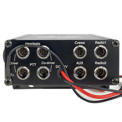 Rugged Fire and Safety 6-Person Dual Radio and Pump Panel Intercom Kit