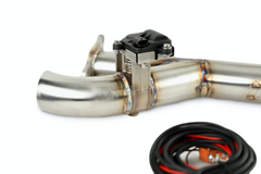 Trinity Racing SIDE PIECE Header Pipe with Electronic Cutout - RZR Turbo