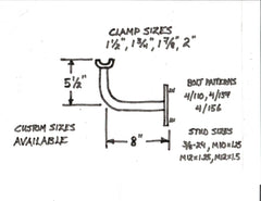 Single Clamp Spare Tire Mount - Factory UTV