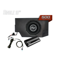 UTV Stereo Can-Am® Defender 500W Single Driver Side 10" Subwoofer Kit | UTVS-DEF-SUB-500-DRIVER