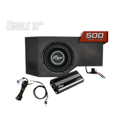 UTV Stereo Can-Am® Defender 500W Single Passenger Side 10" Subwoofer Kit | UTVS-DEF-SUB-500-PASS