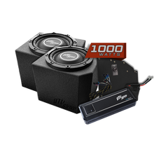 UTV Stereo Polaris® Ranger 1000W Dual 10" Subwoofer Kit | UTVS-RNG-SUB-1000-2