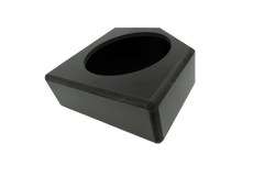 UTV Stereo '17+ Can-Am® X3 Rear Low-Profile Passenger Side 10” Subwoofer Enclosure – Unloaded | UTVS-X3-ENC-LP-RPASS