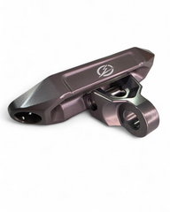 Winch Fairlead and Hook installed on a UTV winch bumper in anodized gunmetal billet aluminum