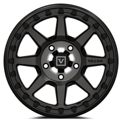 V13 beadlock UTV wheel in dark tint Angle 1 - Valor Offroad