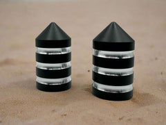 Marshin Whips Billet Magnetic Base Caps | Protective Dust Covers | Pair
