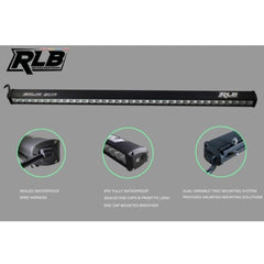 RLB Motorsports Chase Light LED Light Bar – BITD Race Series DIY-No Wire Harness (Amber/White/Amber Strobe)