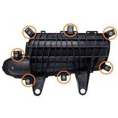 RPM Can-Am Turbo X3 Billet Plenum Clamps / Reinforcements