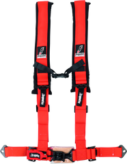 DragonFire Racing Harness- H-Style- 4-Point- 2in Buckle- Orange 521405