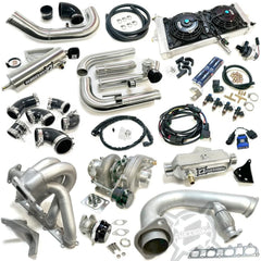 Aftermarket Assassins '22-'25 Polaris RZR Pro R 350-600+HP 4 Cylinder Complete Turbo Kit