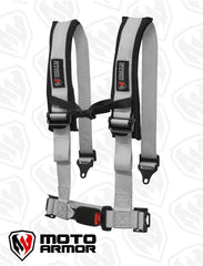 Moto Armor Four Point Harness , OEM style latch, GRAY