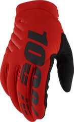 100-PERCENT BRISKER GLOVES RED XL