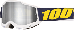 100-PERCENT ACCURI 2 GOGGLE TOC MIRROR SILVER LENS