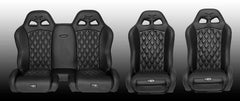 TripleX Seats Can-Am X3 Venom Full Set - 2 Buckets and Rear Bench
