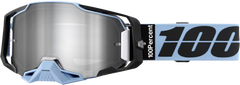 100-PERCENT ARMEGA GOGGLE PETROS MIRROR SILVER LENS