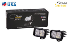 Diode Dynamics Stage Series 2in Pro White Fog Standard ABL (pair) DD6406P